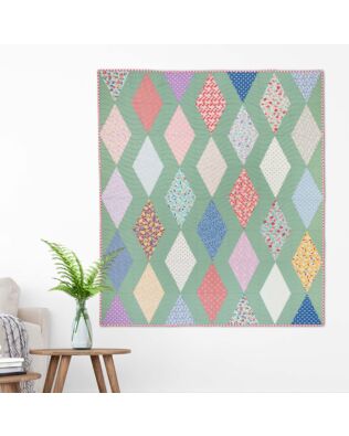 GO! Field of Diamonds Throw Quilt Pattern