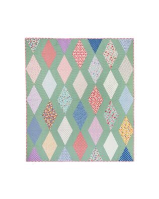 GO! Field of Diamonds Throw Quilt Pattern
