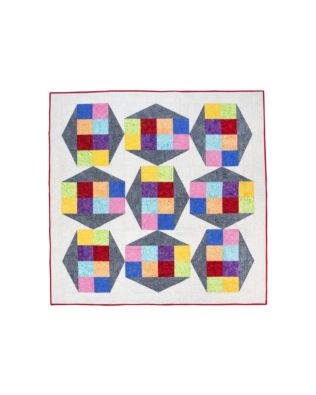 GO! Friendship Beads Throw Quilt Pattern