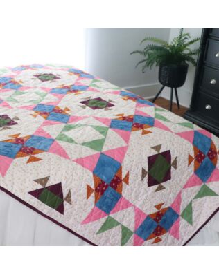 GO! Dancing Spools Throw Quilt Pattern