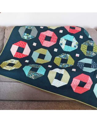 GO! Whirling Wrenches Throw Quilt Pattern