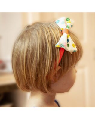 GO! Bow Tie Headband Pattern by Chris Marchini of Rose City Originals
