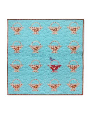 GO! Birds in a Basket Throw Quilt Pattern