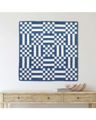 GO! Checks and Rails Wall Hanging Pattern