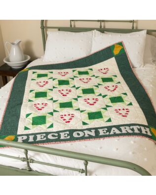 GO! Candy Cane Vibes Throw Quilt Pattern