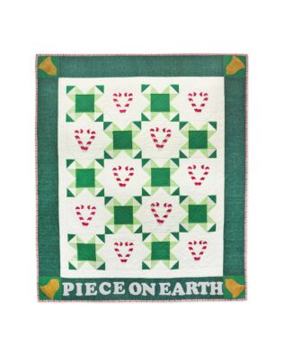 GO! Candy Cane Vibes Throw Quilt Pattern