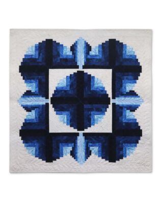 GO! Radiant Cabins Throw Quilt Pattern