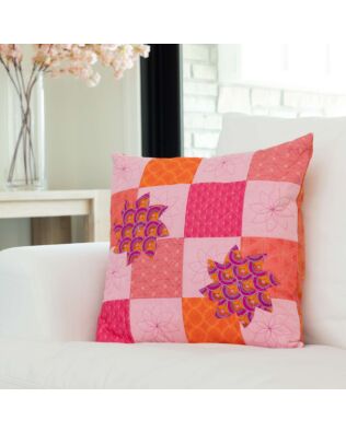 GO! Spring Flowers Pillow Pattern by Sew Steady