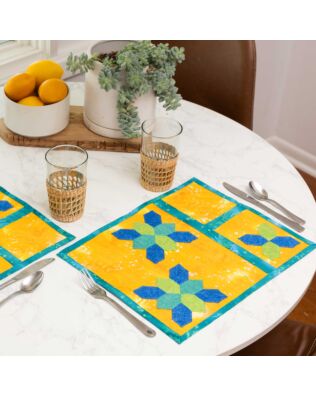 GO! EPP Honeycomb Modern Placemats Pattern