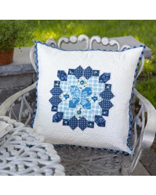 GO! Honeycomb Medallion Throw Pillow Pattern