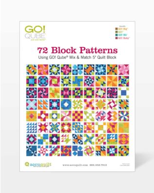 GO! Qube 5" Block-72 Block Patterns Booklet