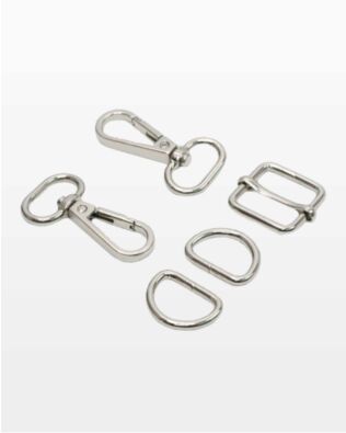 Sallie Tomato 3/4" Style 3 Basic Hardware Kit - Nickel Finish 