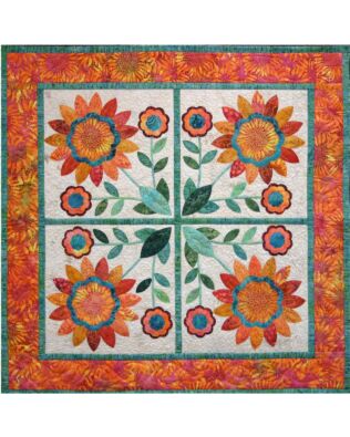 Sunflowers Wall Hanging by Sharon Pederson
