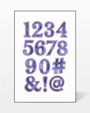 GO! Classic 2" Numbers and Symbols 2 Embroidery by V-Stitch Designs