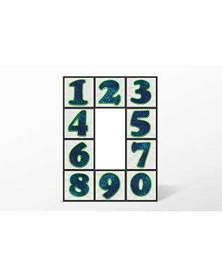 GO! Carefree Numbers #2 Embroidery Designs by V-Stitch Designs