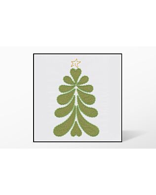 GO! Heather Feather Tree Single #1 Embroidery Designs by V-Stitch Designs (VQ-HFTS1)