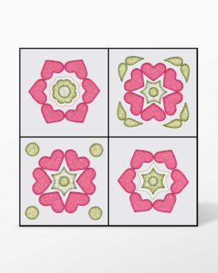 GO! Quilt Blocks #1 Embroidery by V-Stitch Designs (VQ-QBES1)