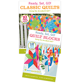 GO! Ready Set GO! 22 Patterns - Includes two pattern books.