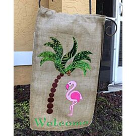 GO! Flamingo Summer Welcome Flag Pattern
