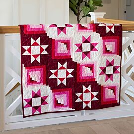 GO! Curved Log Cabin Wall Hanging Pattern
