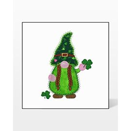 GO! Gnome Irish Girl Embroidery by V-Stitch Designs