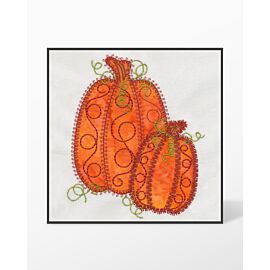 GO! Pumpkin Double #2 Embroidery Designs by V-Stitch Designs (VQ-PPD02)