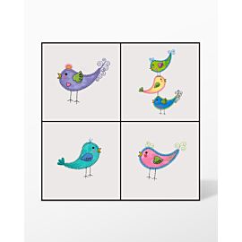 GO! Tweet Birds Embroidery by V-Stitch Designs (VQ-TB1)