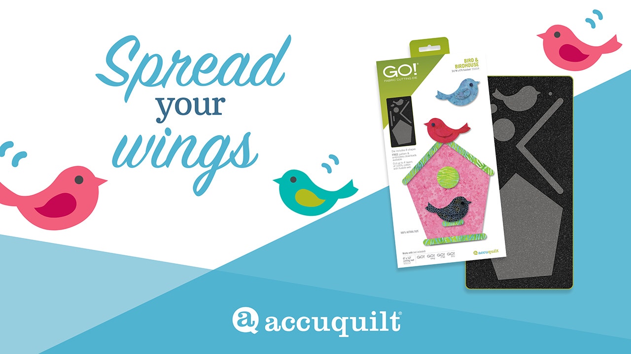 Cut Fabric for Your Next Bird & Birdhouse Appliqué Quilt in Seconds