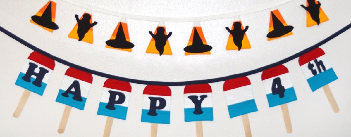 Add Some Handmade to Your Holiday Banners