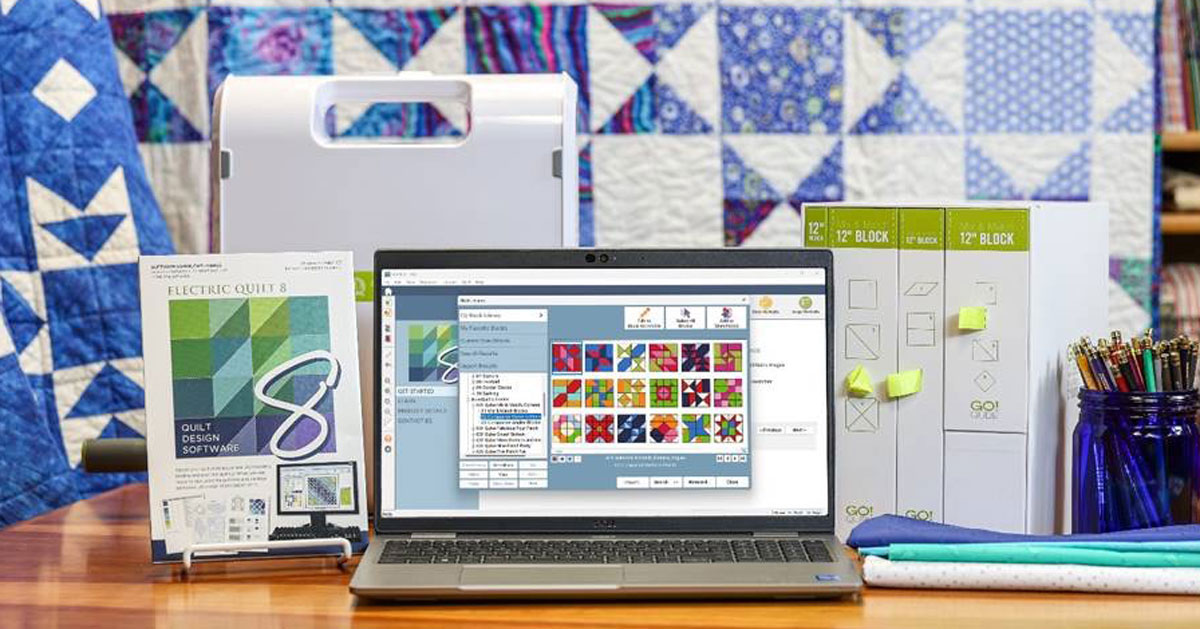 Introducing Electric Quilt Add-On for GO! Qube Mix & Match, Corners and Angles 