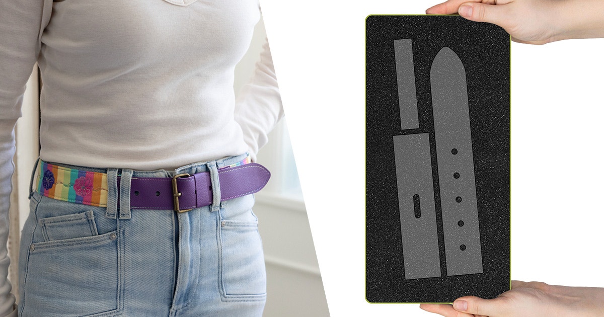 GO! Belt Die — Sew Fabric Belts, Bag Closures & Wearable Accessories