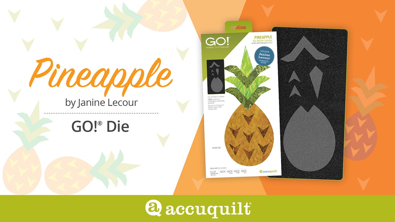 Cut Fabric for Your Next Pineapple Project in Seconds