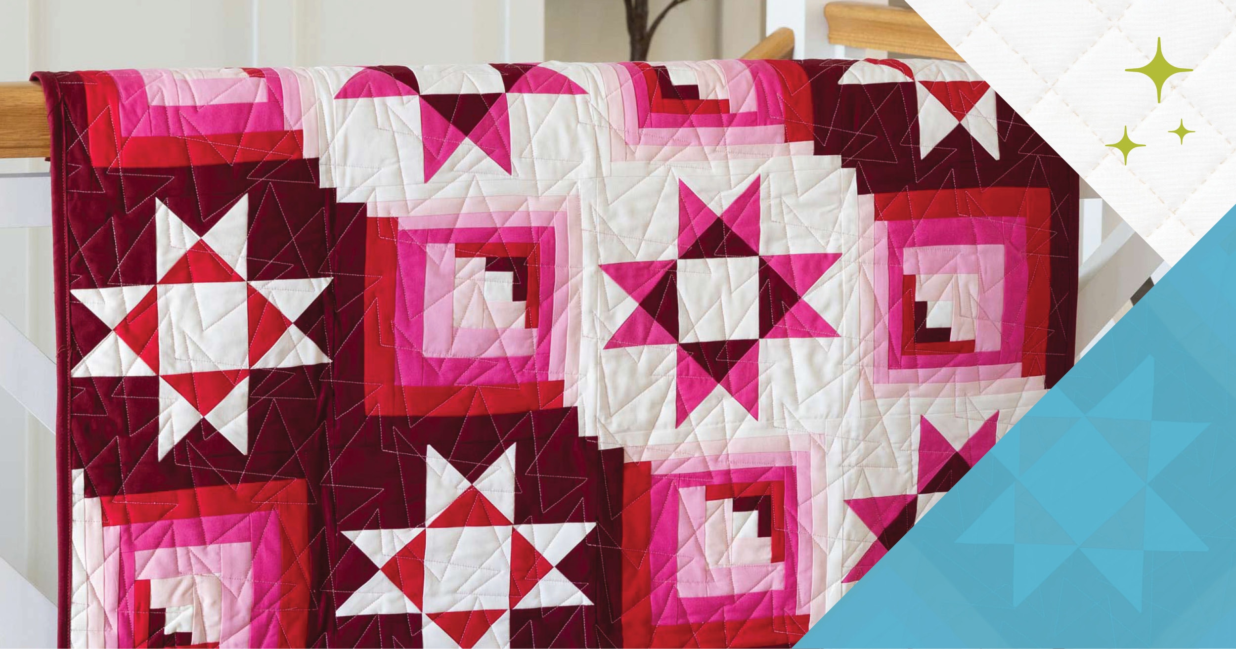 GO! Curved Log Cabin AccuQuilt-Along, Part 2: Cutting and Sewing Light Ohio Star Blocks