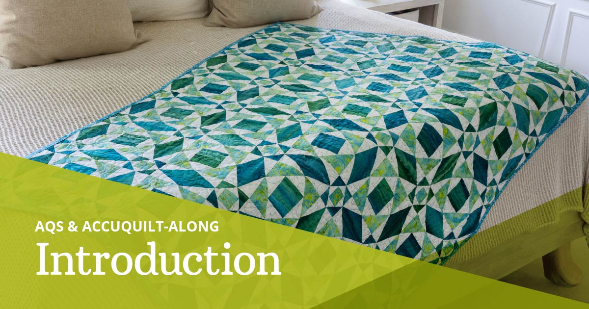 2024 AQS & AccuQuilt-Along #5: Classic Storm at Sea Throw Quilt, Introduction