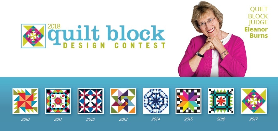 It's Your Time to Shine! Enter the 2018 Quilt Block Design Contest