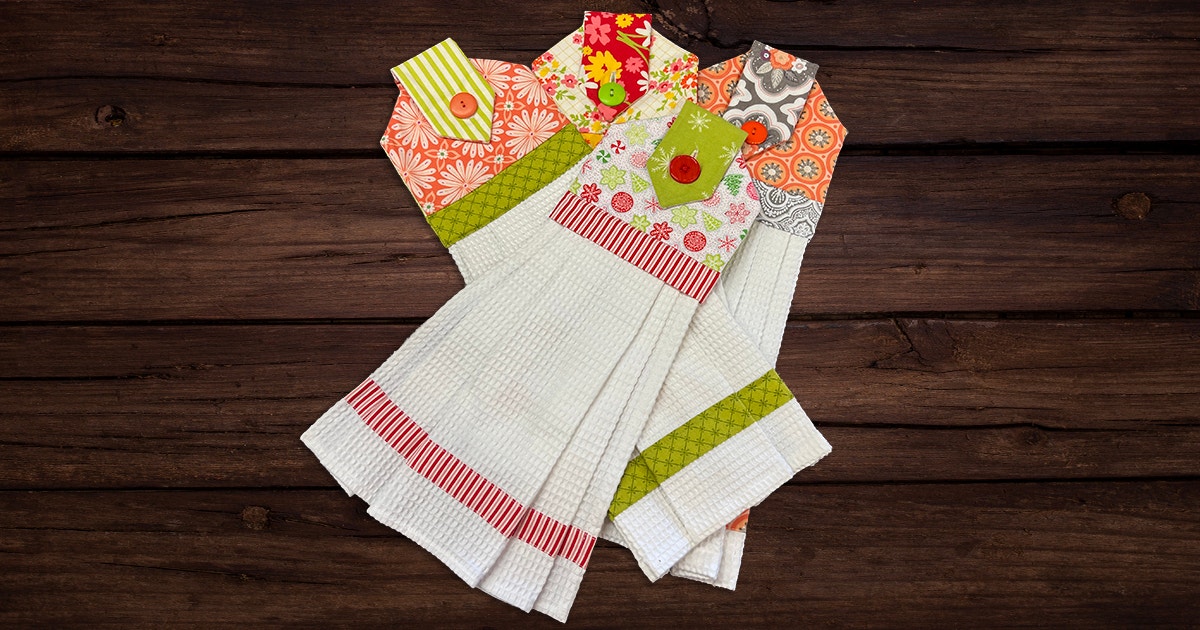 Simple Seasonal Projects in a Snap: Hanging Towels