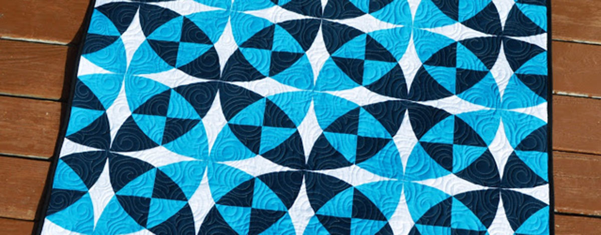 Winding Winter Ways Baby Quilt Tutorial