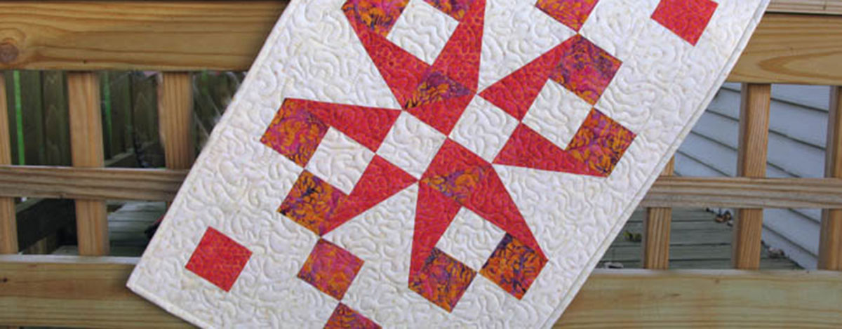Fast and Easy Angled Star Table Topper