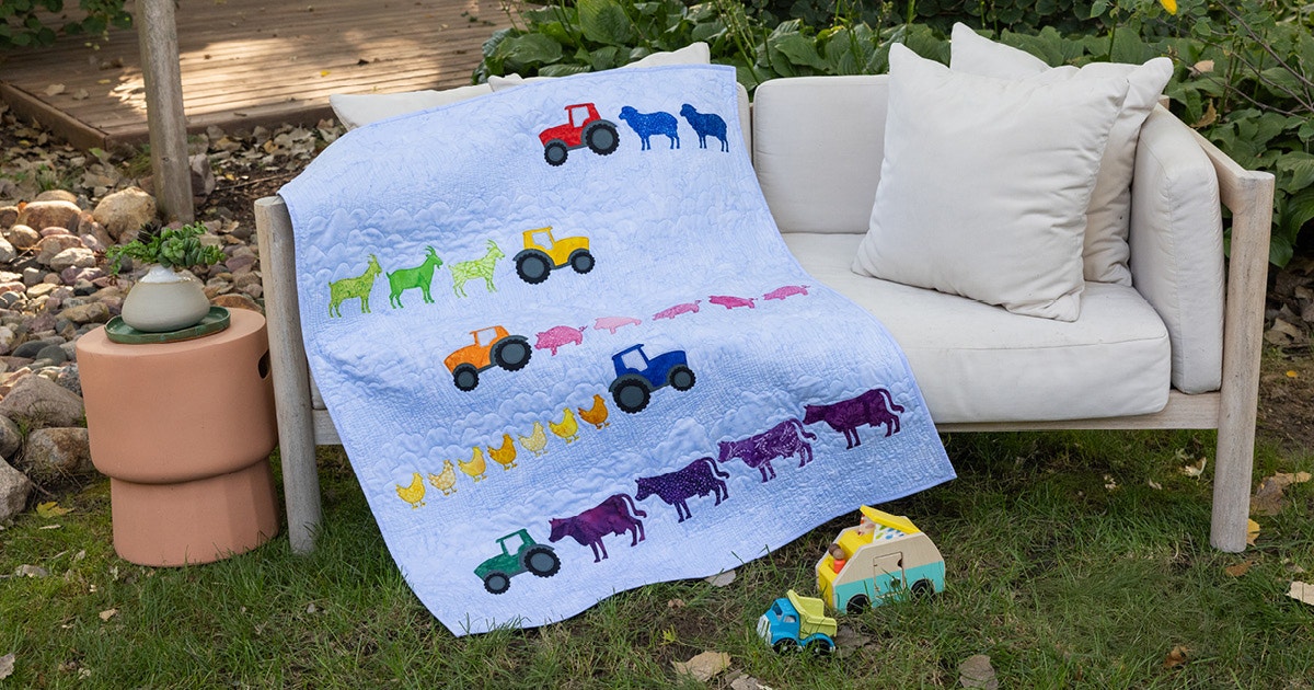 GO! Sheep & Goat Die — Appliqué Tutorial + 4 Free Patterns