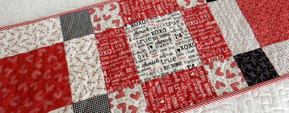 GO! Qube Uneven 9-Patch Table Runner Tutorial