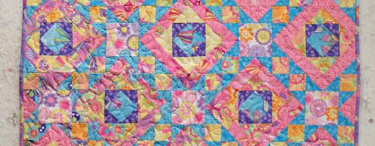 GO! Qube Angles Fat Quarter Quilt Tutorial