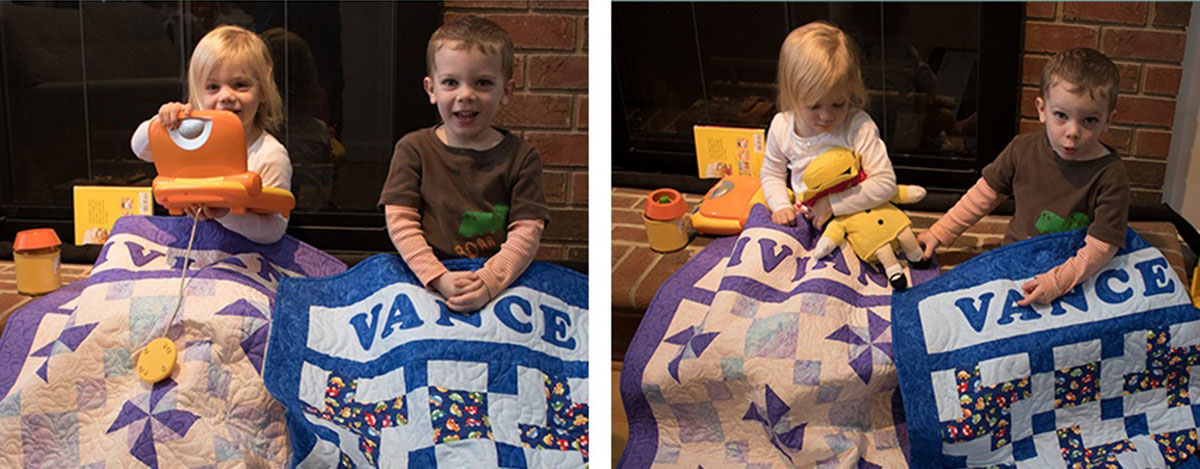 Make a Naptime Name Quilt with the Carefree Alphabet Die