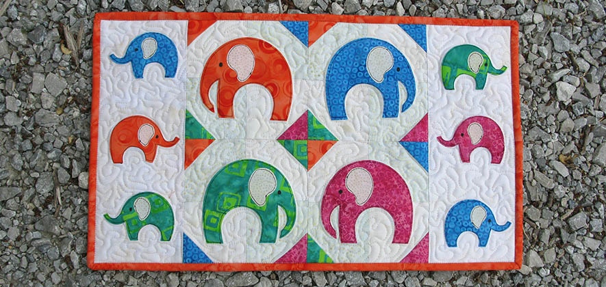 Elephant Walk Wall Hanging