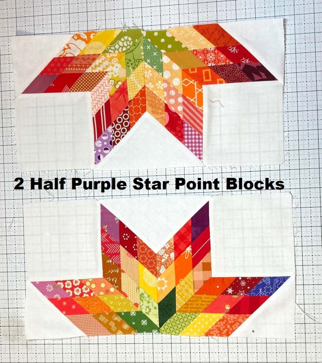 Scrappy Prairie Star Quilt Tutorial55