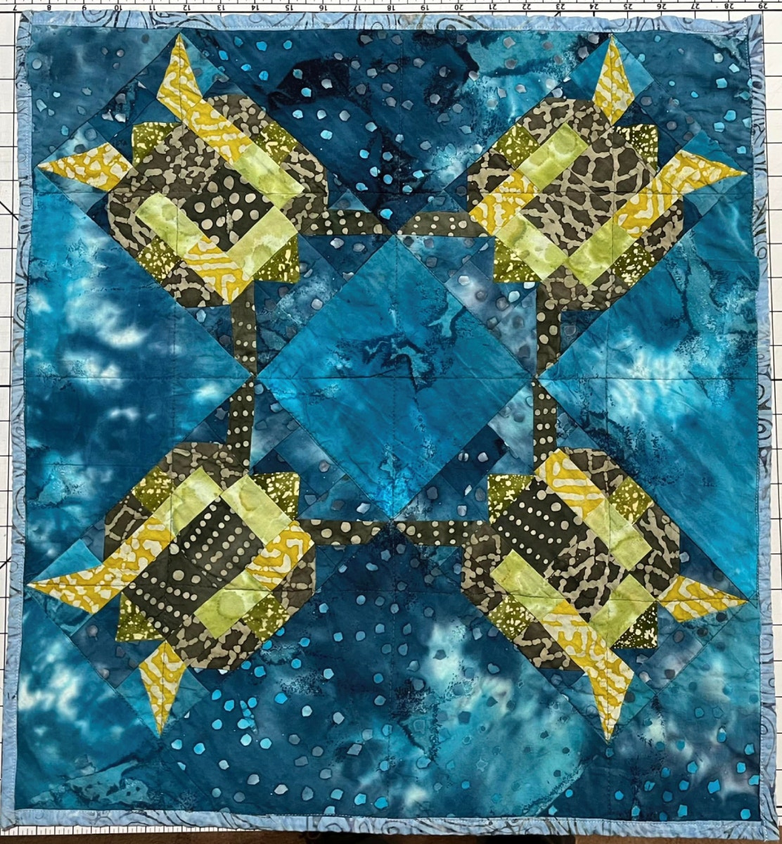A Quilt Donated in January for the Quilt the World 2022 Campaign
