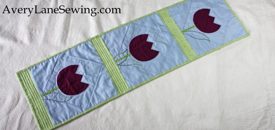 AccuQuilt Tulip Mini Quilt Tutorial