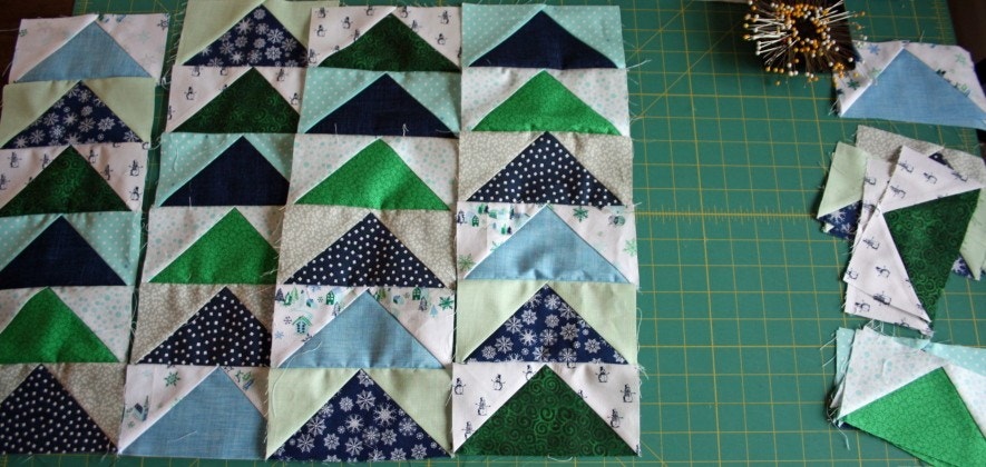 Accuquilt Flying Geese Hostess Apron Tutorial 7
