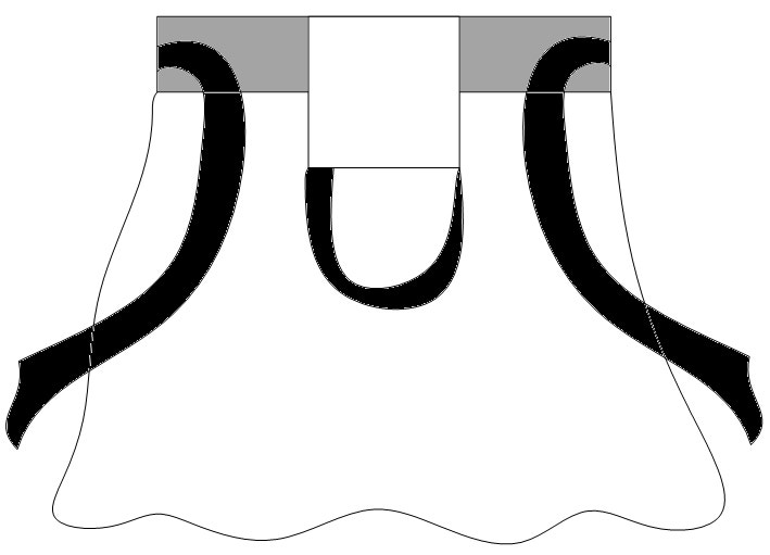 Adult Apron Ties Design