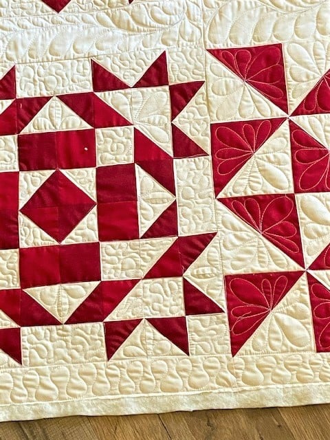 Close Up of Some of the Quilting
