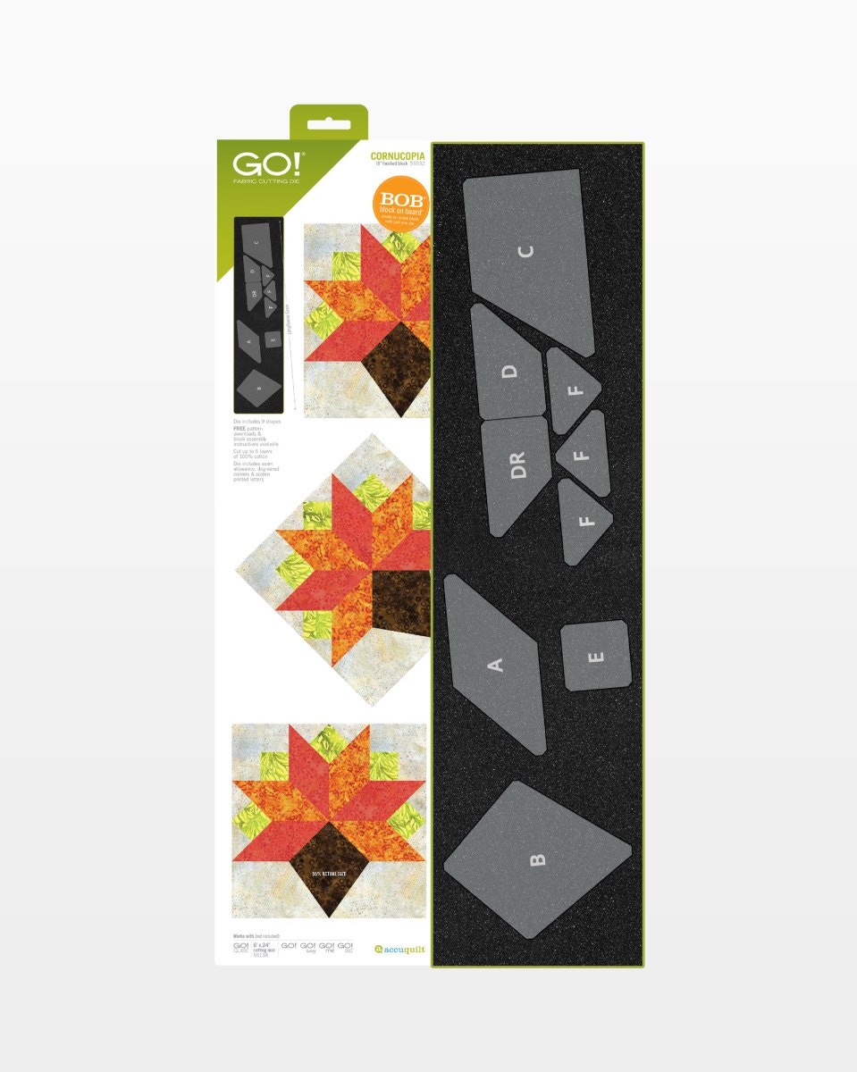 Cornucopia Quilt Block Packaging